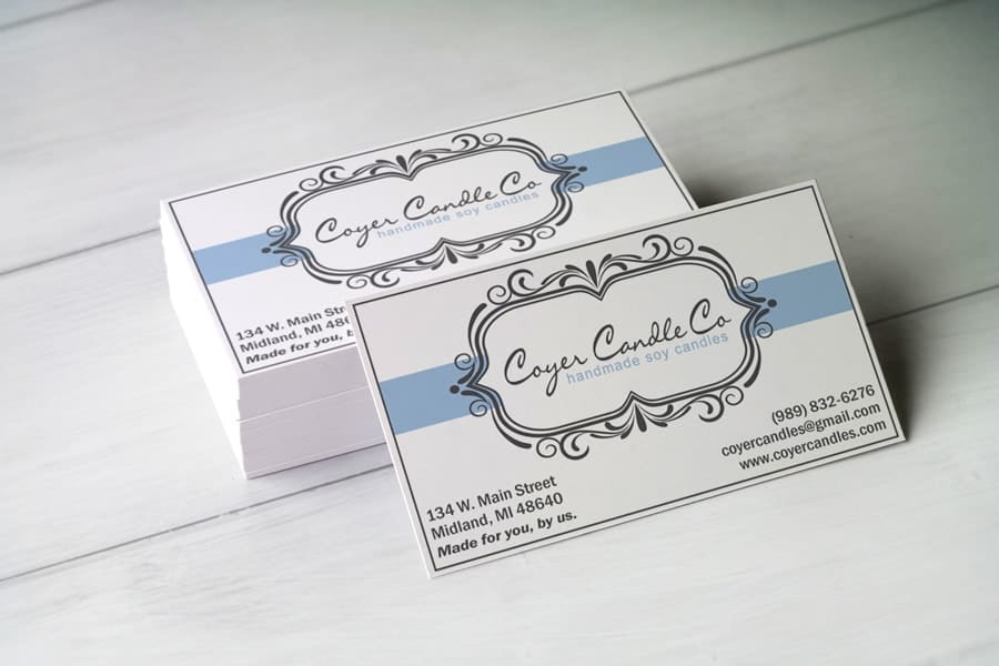 coyercandlebusinesscarddesign Boutique  Design Blog designs